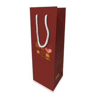 Custom Wine & Liquor Paper Bags | Wine Bottle Paper Bags with Logo