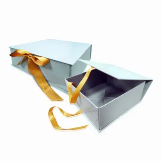 Custom Black Foil Stamped Handmade Gift Box Set | Premium Rigid Packaging ODM