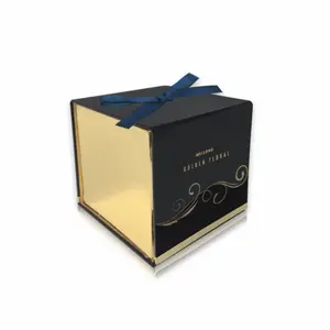 Custom Black Foil Stamped Handmade Gift Box Set | Premium Rigid Packaging ODM