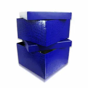 Custom Black Foil Stamped Handmade Gift Box Set | Premium Rigid Packaging ODM