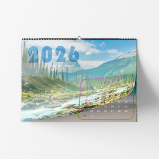 Custom Scenic Wall Calendar | OEM Custom Wall Calendar