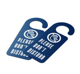 Plastic Do Not Disturb Door Hanger Supplie | Custom Hotel Do Not Disturb Door Hanger