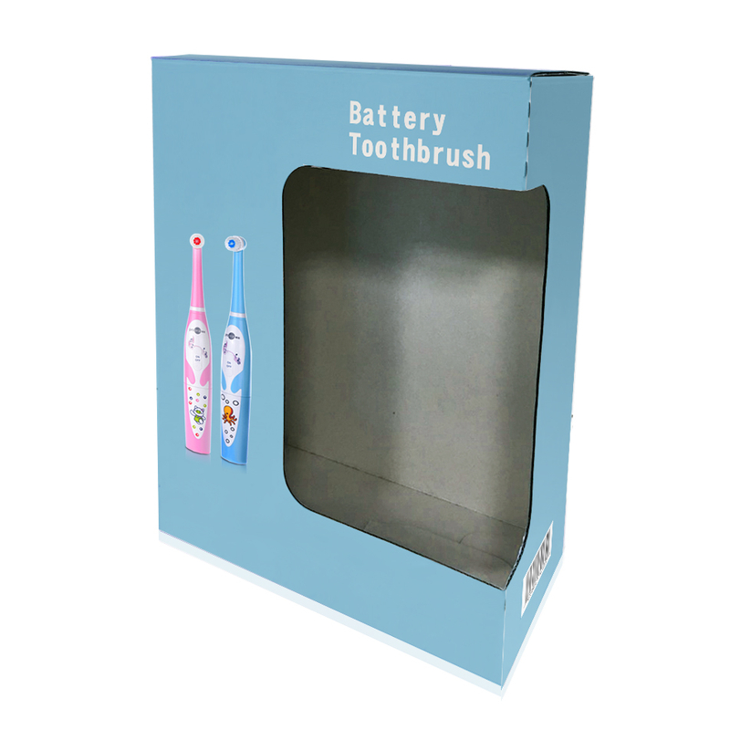 Toothbrush box with window customization